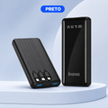Powerbank 20.000mAh Carregamento Rápido para iPhone, Samsung e Xiaomi