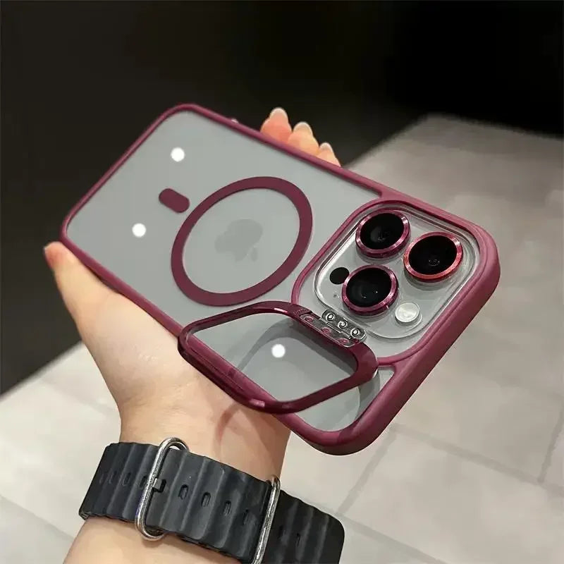 Capinha Magnética Premium para iPhone com Proteção MagSafe