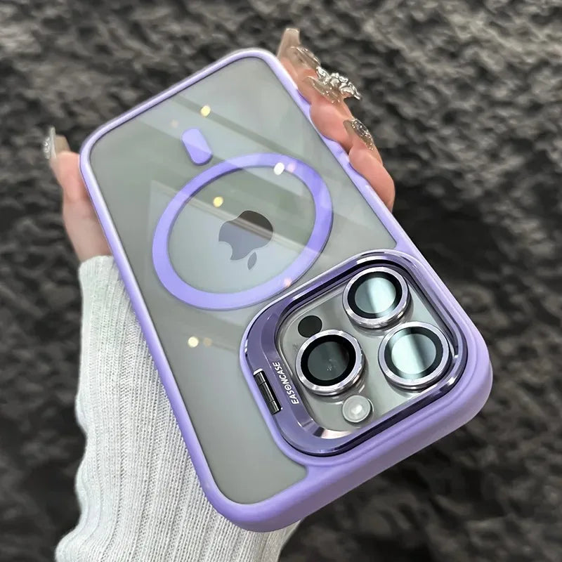 Capinha Magnética Premium para iPhone com Proteção MagSafe