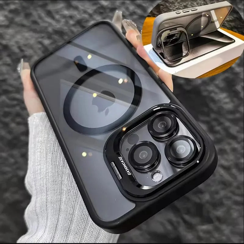 Capinha Magnética Premium para iPhone com Proteção MagSafe