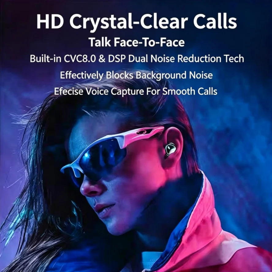 Fone Bluetooth 5.3 TWS M20 com Visor LED — 48h de Bateria e Cancelamento de Ruído