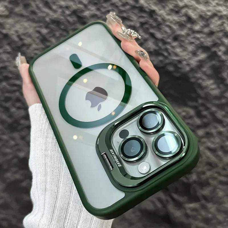 Capinha Magnética Premium para iPhone com Proteção MagSafe