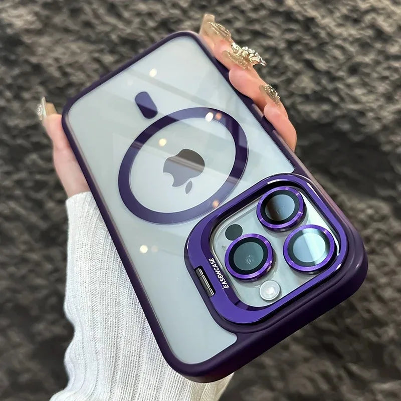 Capinha Magnética Premium para iPhone com Proteção MagSafe