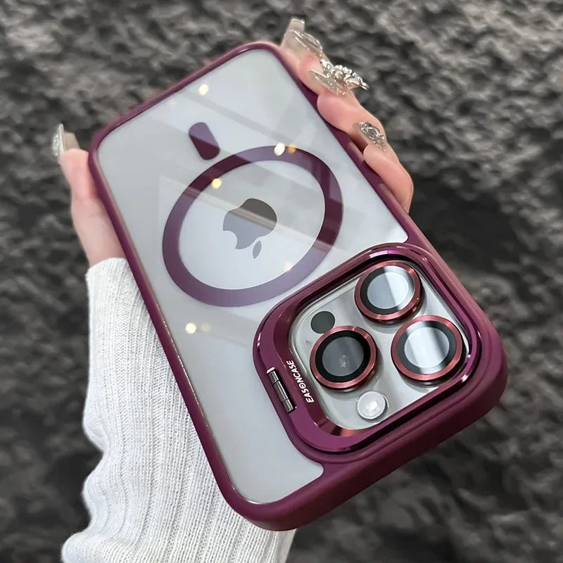 Capinha Magnética Premium para iPhone com Proteção MagSafe