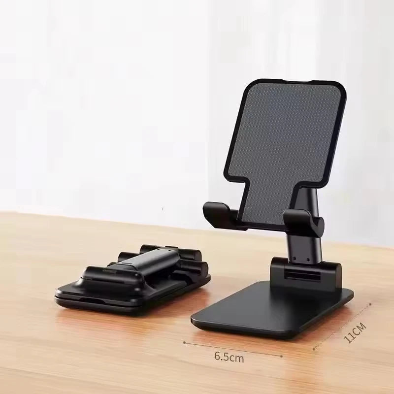Suporte de Mesa Dobrável para Celular e Tablet — Ajustável e Universal