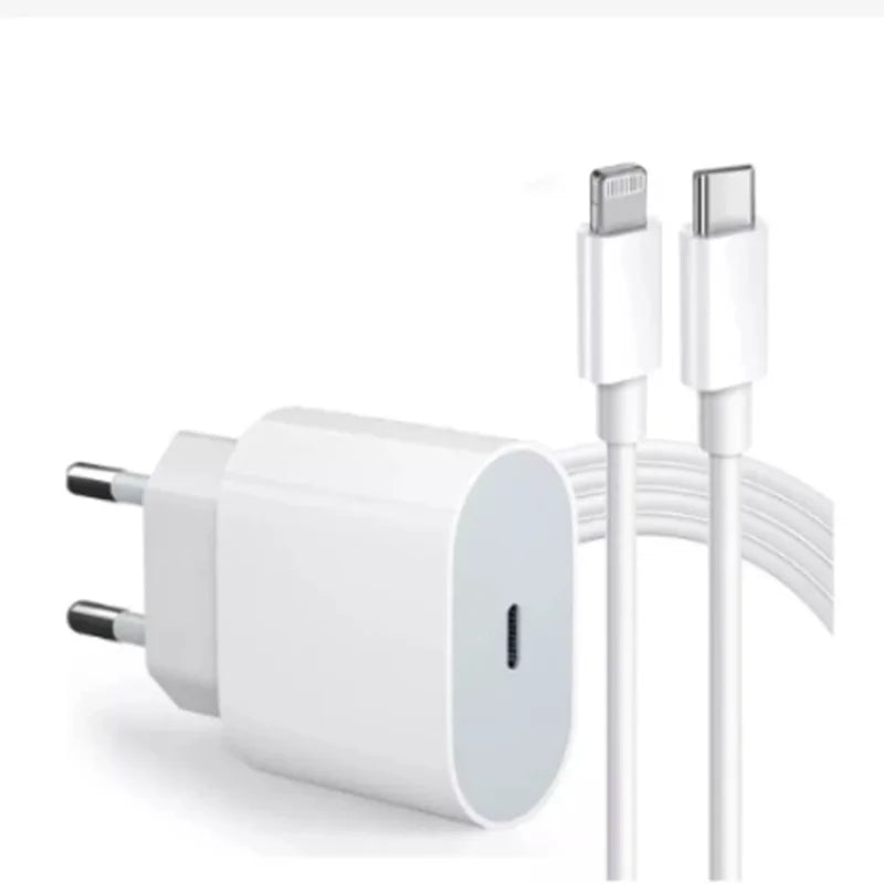 Cabo Carregador Turbo USB-C para iPhone 11 a 17 — Carregamento Rápido