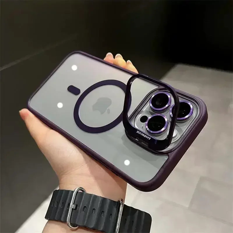 Capinha Magnética Premium para iPhone com Proteção MagSafe