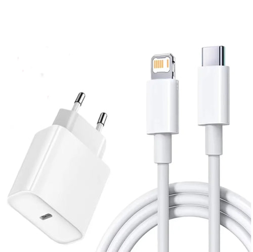 Cabo Carregador Turbo USB-C para iPhone 11 a 17 — Carregamento Rápido