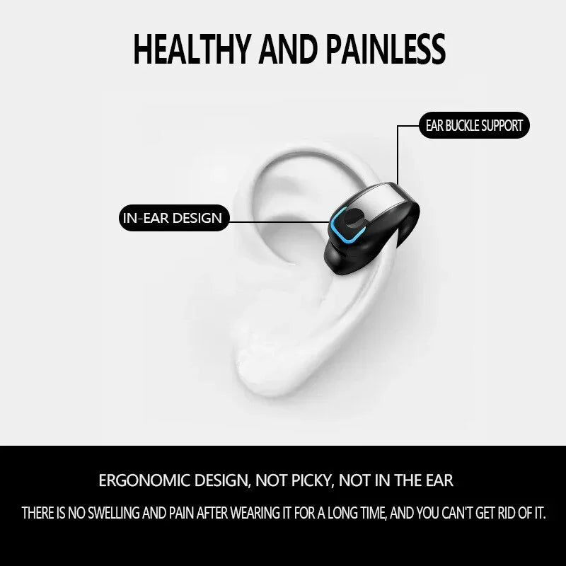 Fone de Ouvido Bluetooth Clip Sport — Open Ear com Microfone
