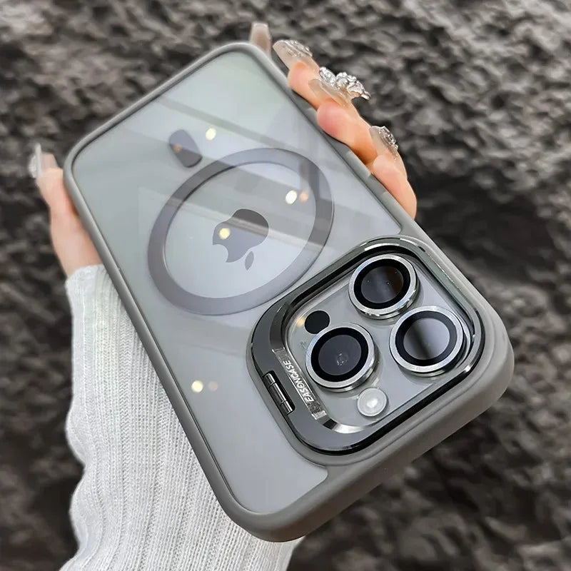Capinha Magnética Premium para iPhone com Proteção MagSafe