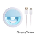 Ring Light LED para Celular com Brilho Ajustável e Clip Universal