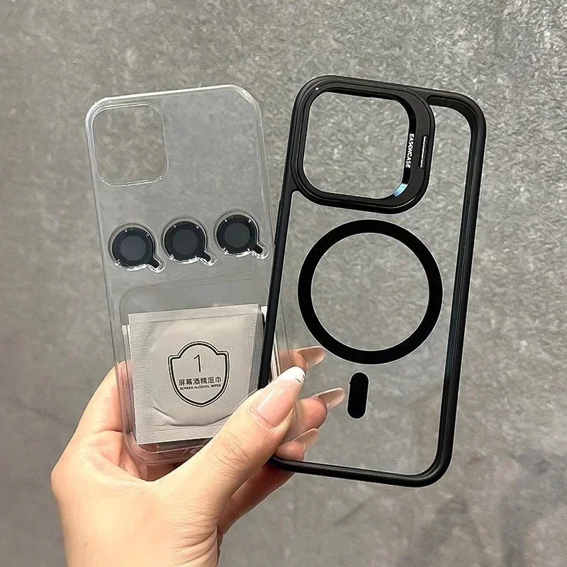 Capinha Magnética Premium para iPhone com Proteção MagSafe