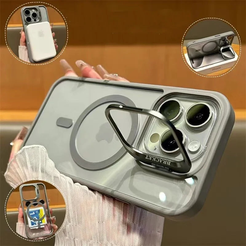Capinha Magnética Premium para iPhone com Proteção MagSafe