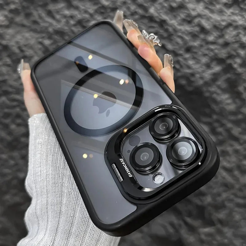 Capinha Magnética Premium para iPhone com Proteção MagSafe