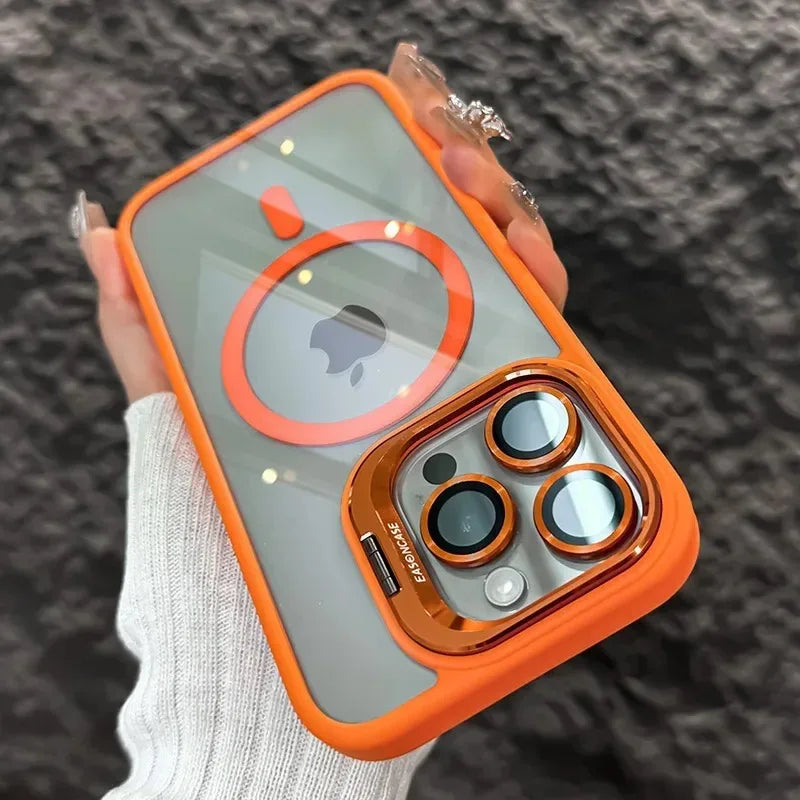 Capinha Magnética Premium para iPhone com Proteção MagSafe