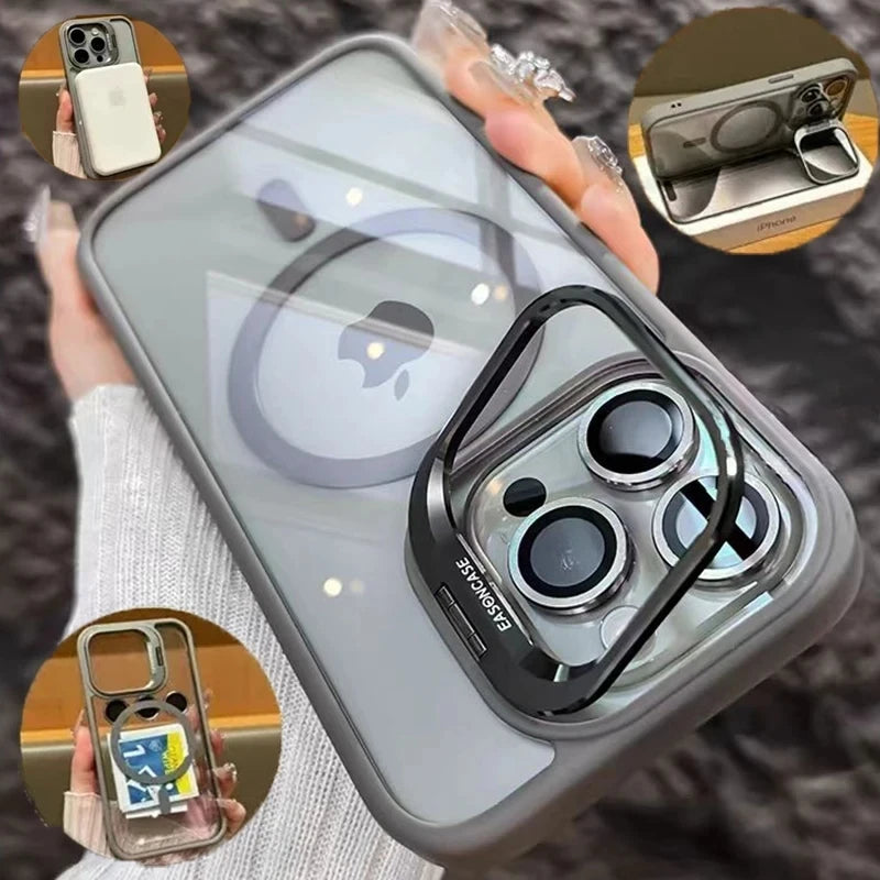 Capinha Magnética Premium para iPhone com Proteção MagSafe