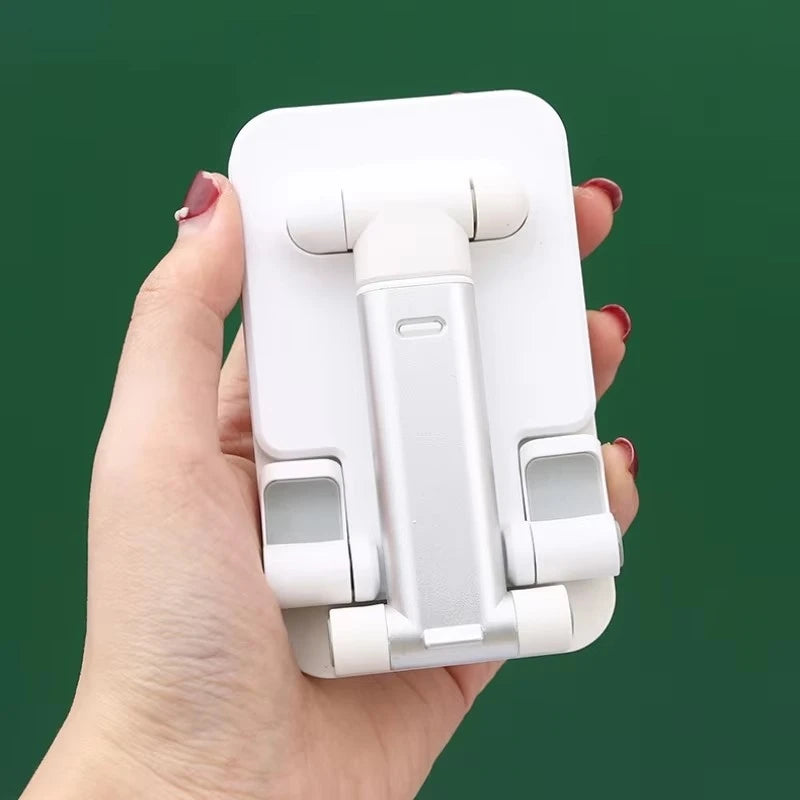 Suporte de Mesa Dobrável para Celular e Tablet — Ajustável e Universal
