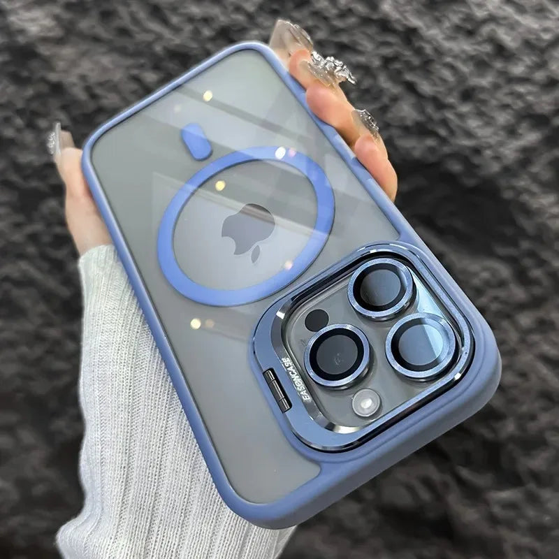 Capinha Magnética Premium para iPhone com Proteção MagSafe