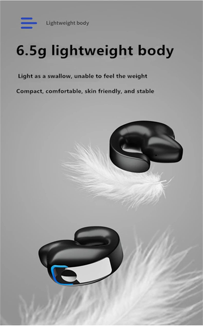 Fone de Ouvido Bluetooth Clip Sport — Open Ear com Microfone
