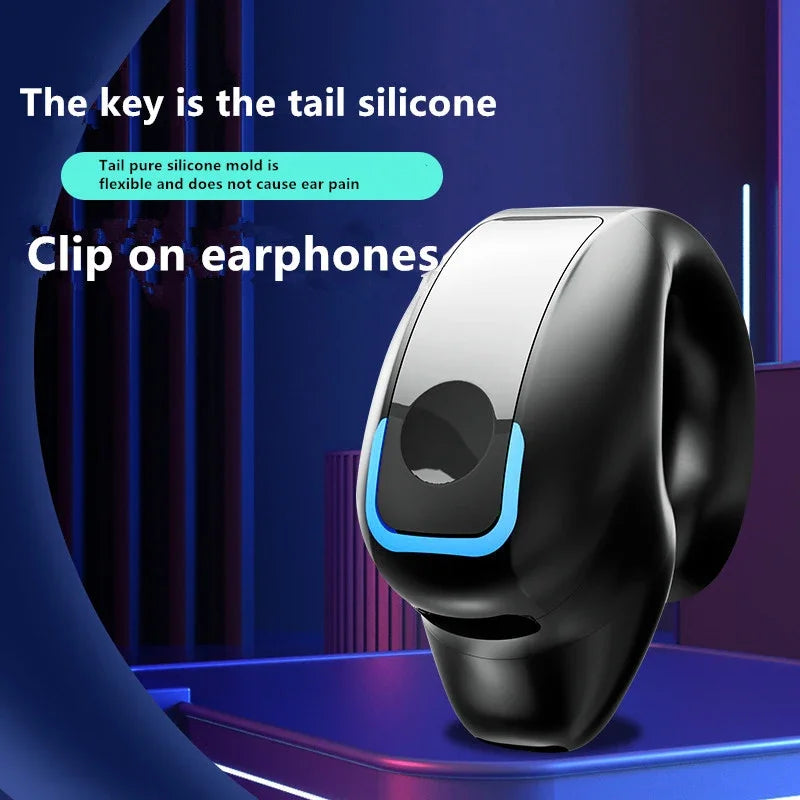 Fone de Ouvido Bluetooth Clip Sport — Open Ear com Microfone