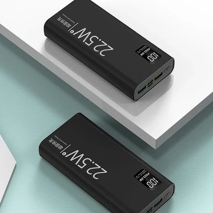 Powerbank 20.000mAh Turbo 22,5W com Visor Digital — Compre 1, Leve 2